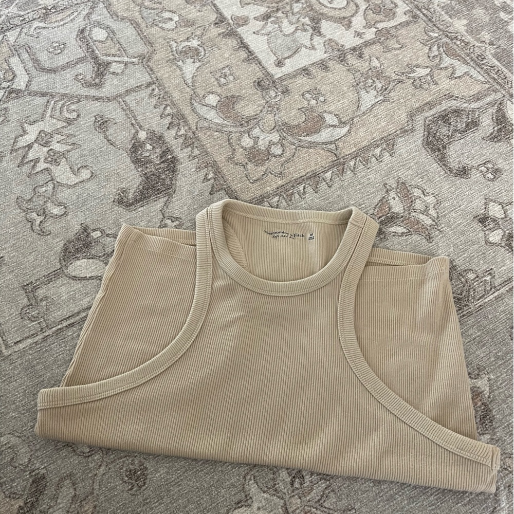 abercrombie and fitch ribbed tank top